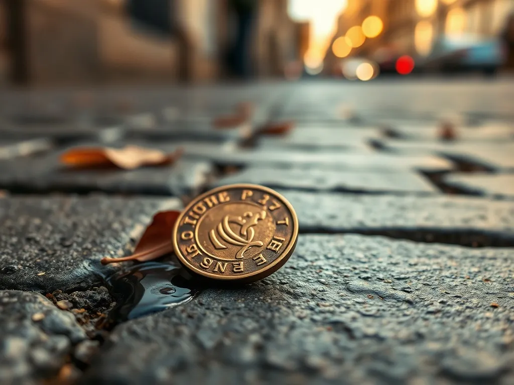 Co oznacza znalezienie monety na ulicy?
